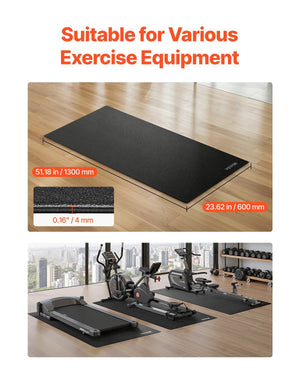 VEVOR Treadmill Mat for Carpet Floor - 23.62" x 51.18"