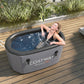 Costway RecoveryPro Oval Ice Bath - Grey