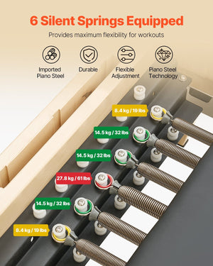 VEVOR Pilates Reformer Machine Wood