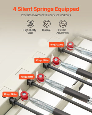 VEVOR Foldable Pilates Reformer Metal