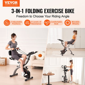 VEVOR Folding Exercise Bike