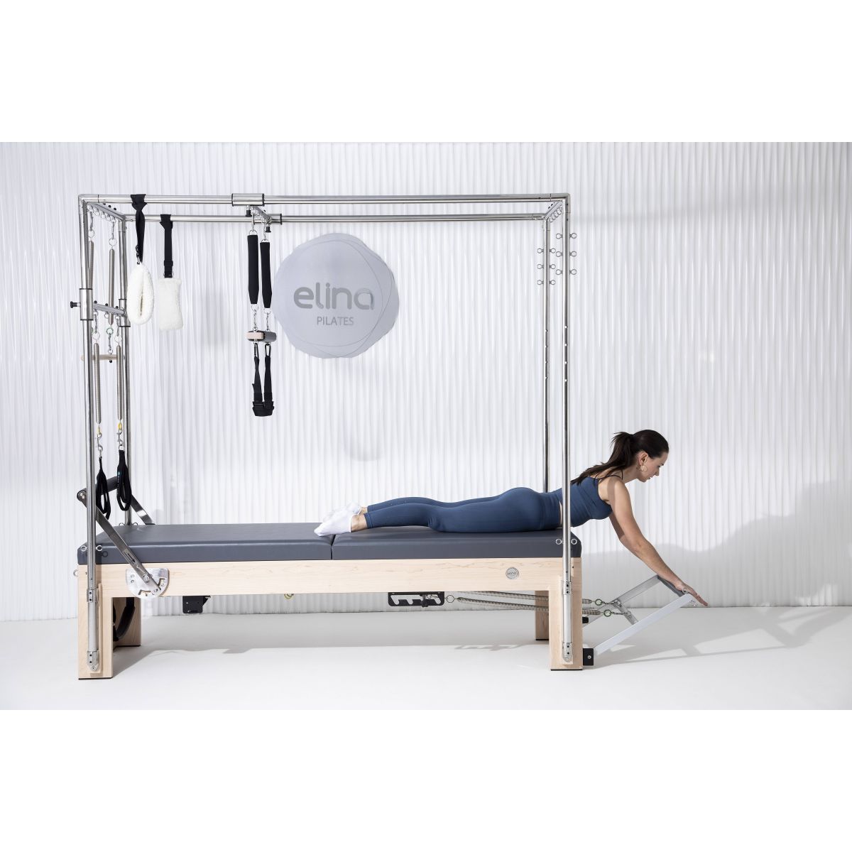 Elina Pilates Elite Cadillac Reformer__Grey