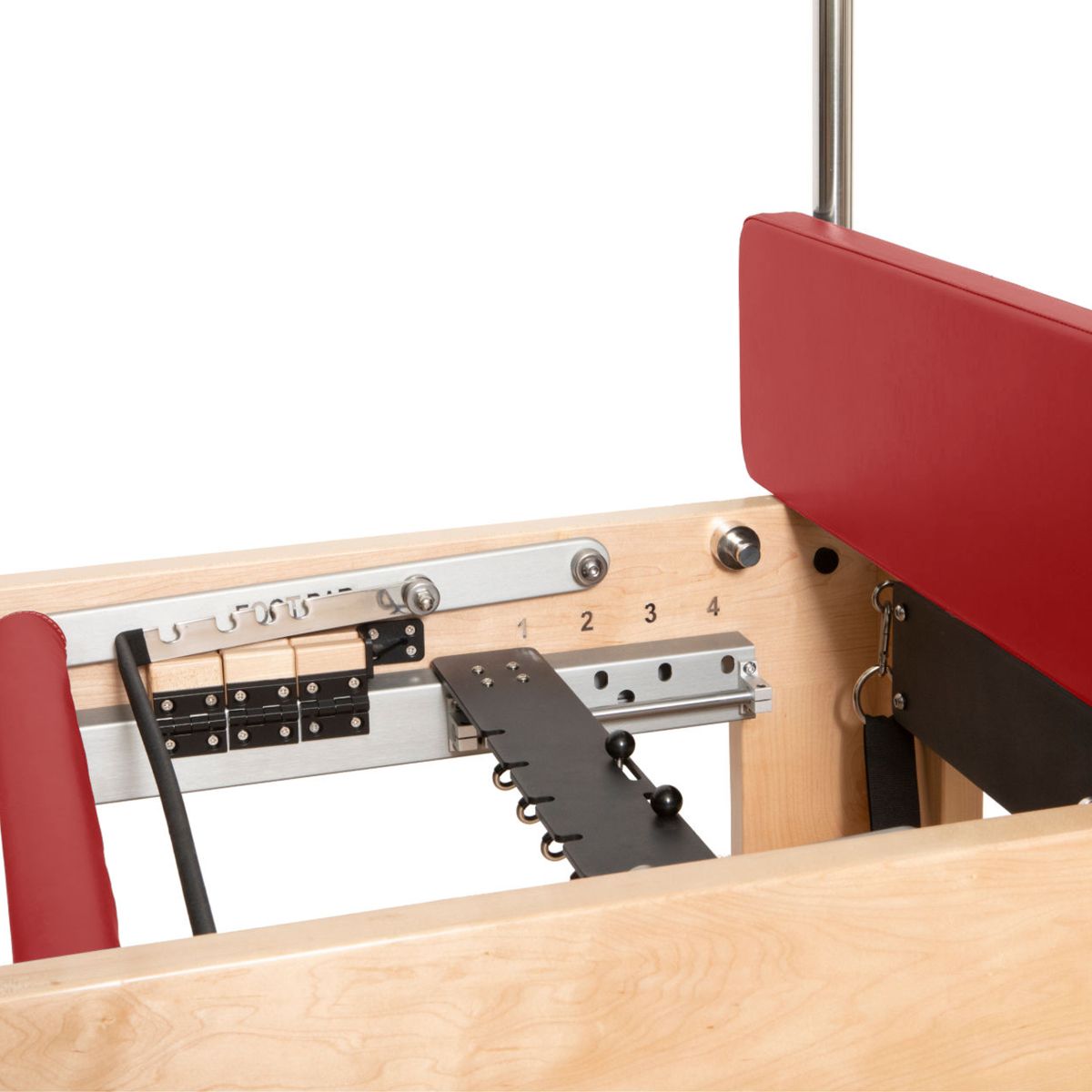 Elina Pilates Wooden Cadillac Reformer__Red