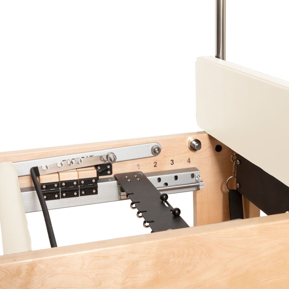 Elina Pilates Wooden Cadillac Reformer__Ivory