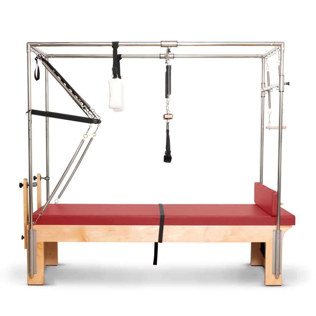 Elina Pilates Wooden Cadillac Reformer__Red