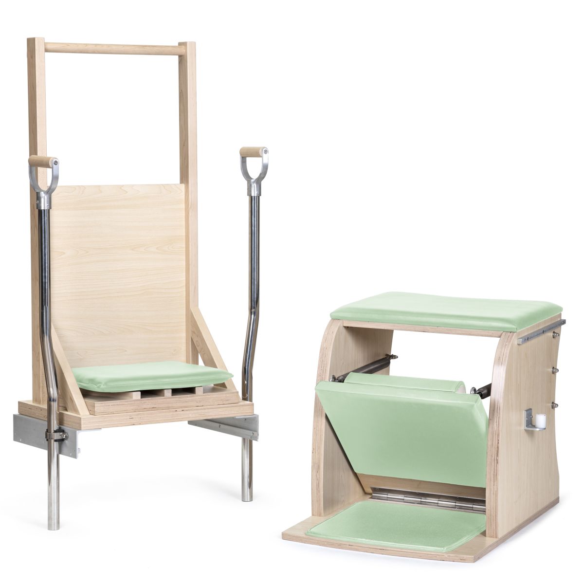 Elina Pilates Combo Chair With Back__Green