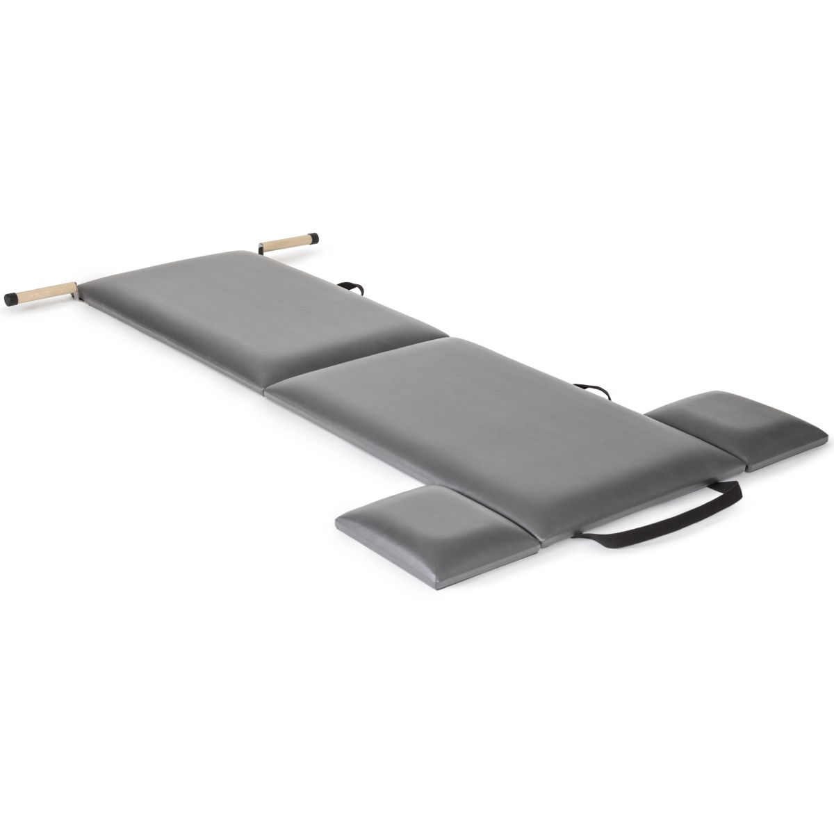 Elina Pilates Folding Mat With Handles__Grey