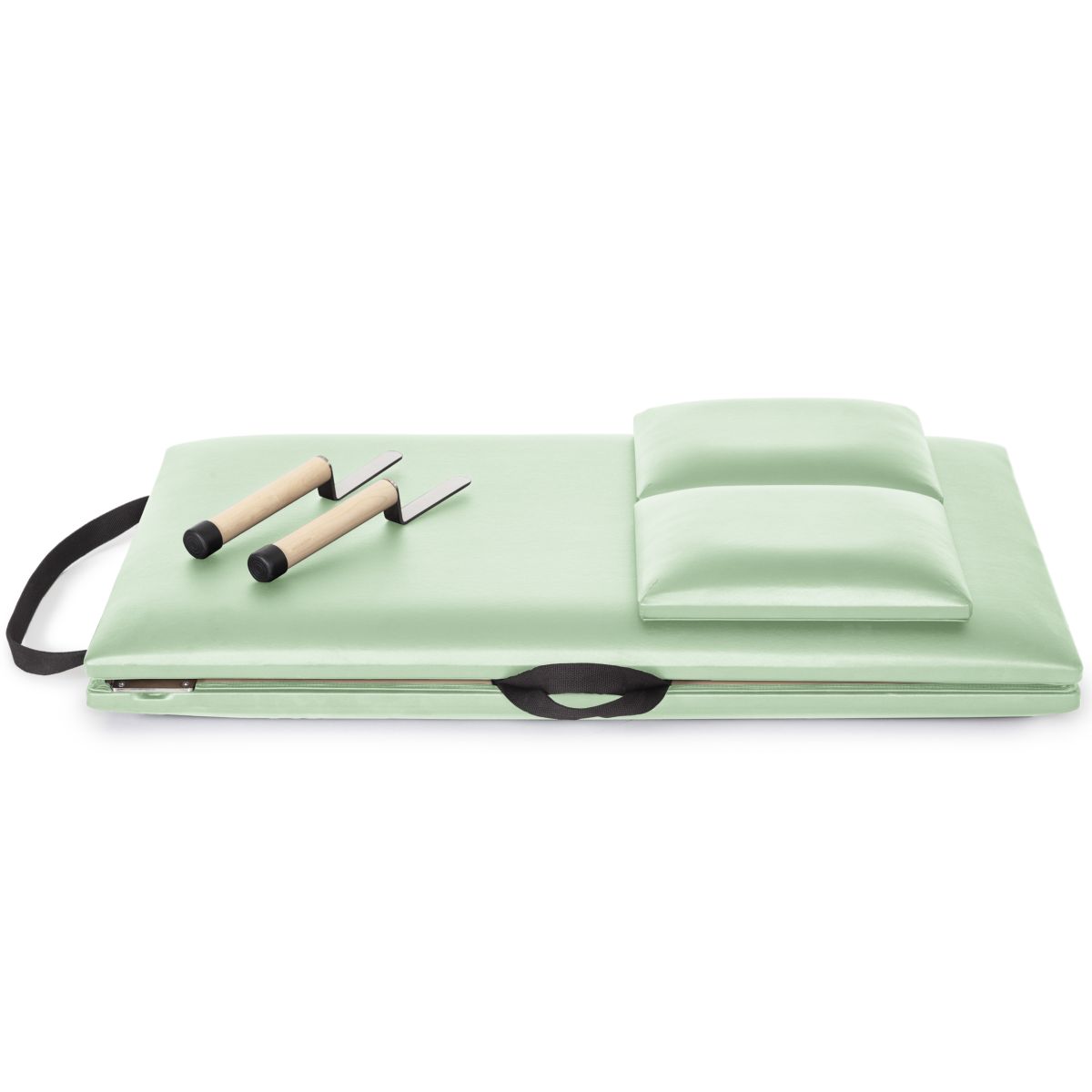 Elina Pilates Folding Mat With Handles__Green