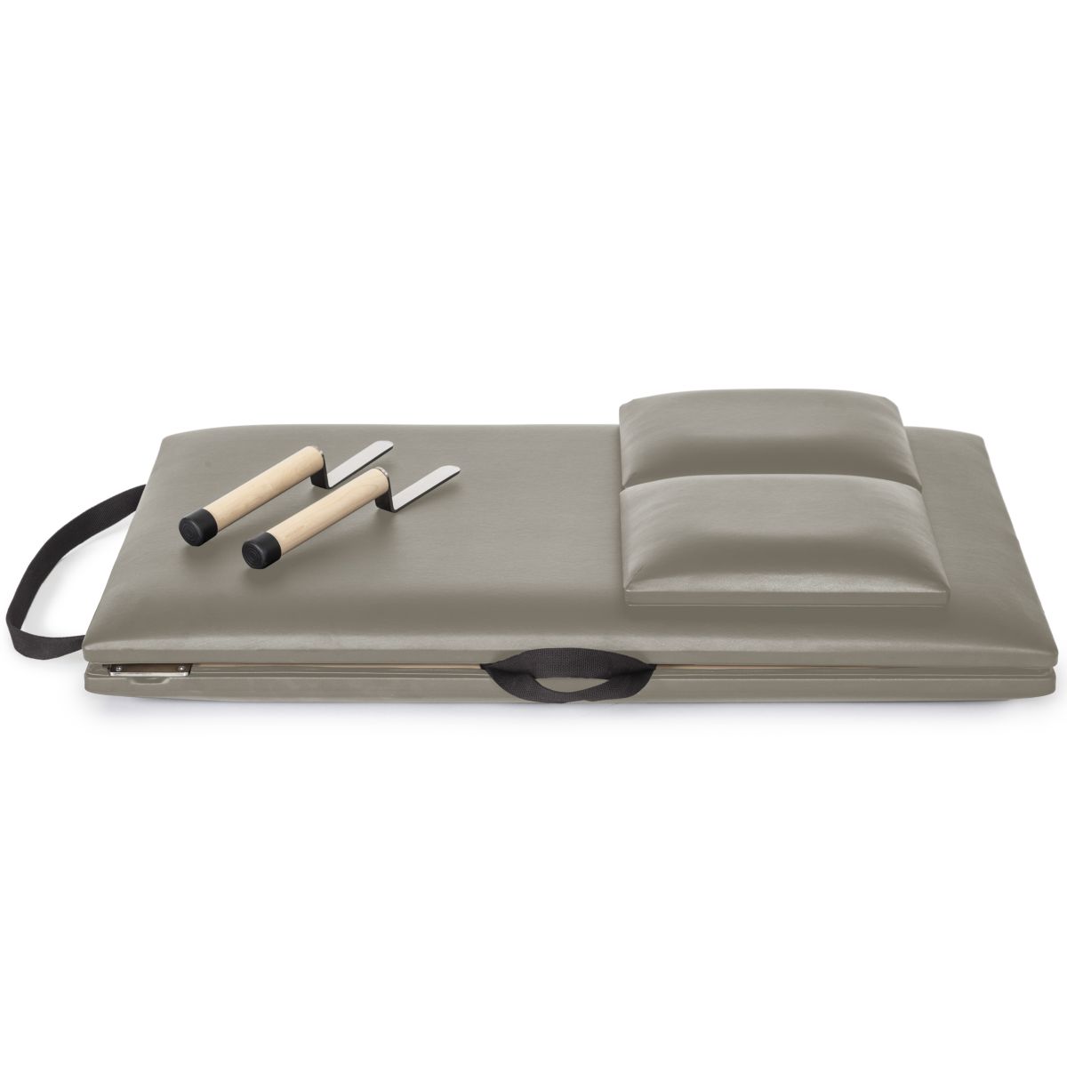 Elina Pilates Folding Mat With Handles__Mocha