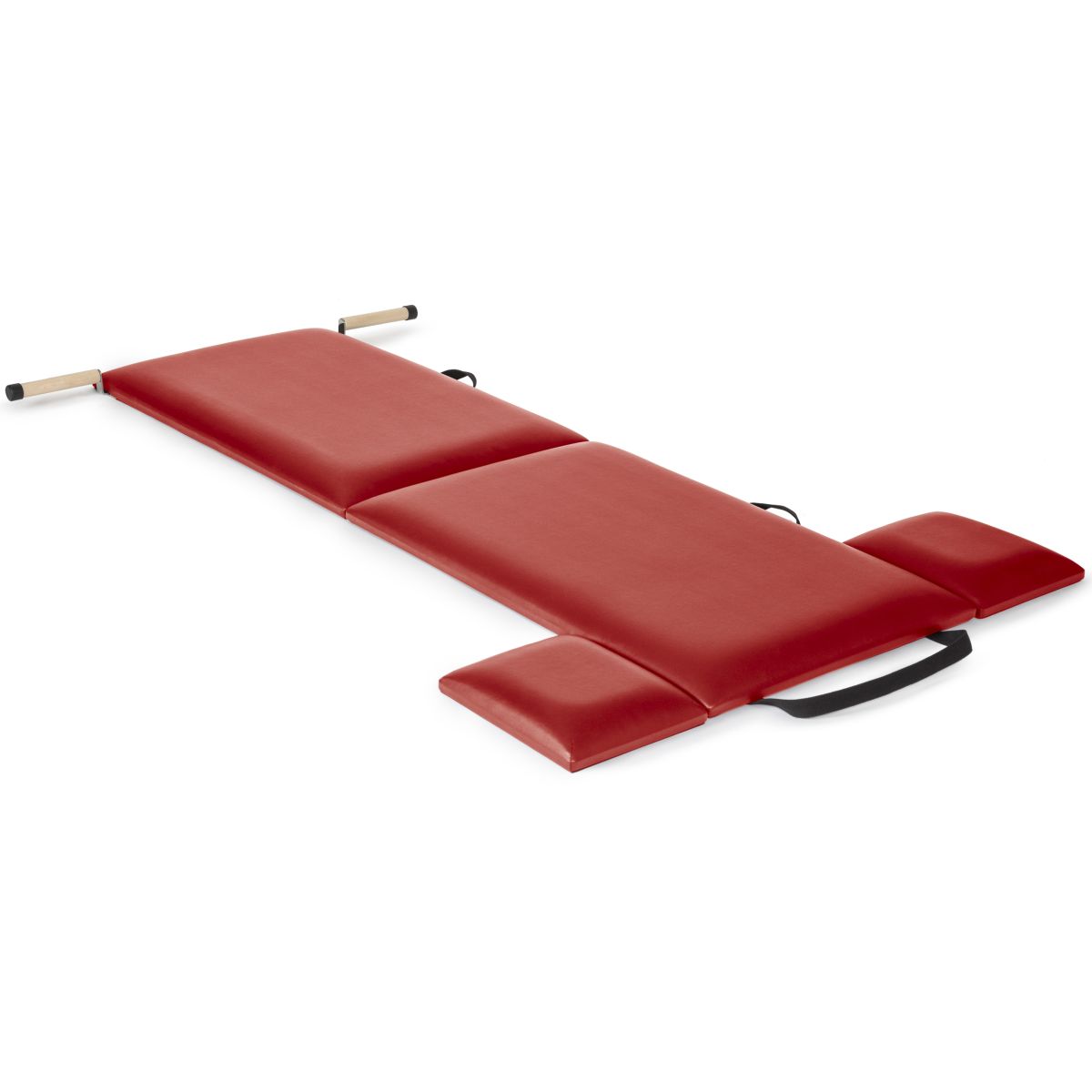 Elina Pilates Folding Mat With Handles__Red