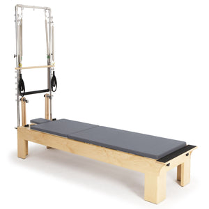 Elina Pilates Wooden Physio Reformer With Tower__Grey