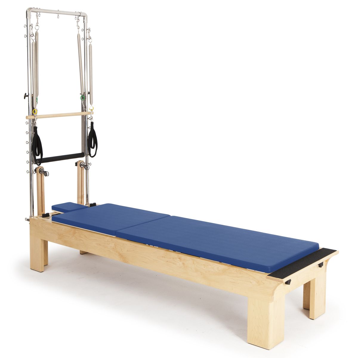 Elina Pilates Wooden Physio Reformer With Tower__Blue