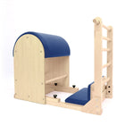 Elina Pilates Ladder Barrel Elite With Wooden Base__Blue