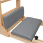 Elina Pilates Ladder Barrel Elite With Wooden Base__Grey