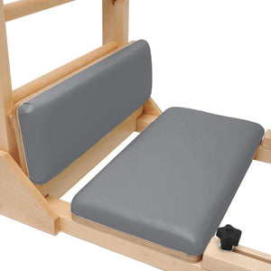 Elina Pilates Ladder Barrel Elite With Wooden Base__Grey