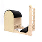 Elina Pilates Ladder Barrel Elite With Wooden Base__Black