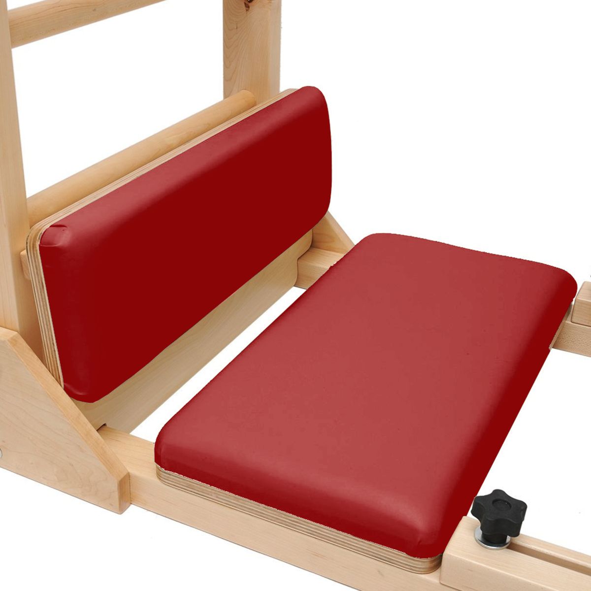 Elina Pilates Ladder Barrel Elite With Wooden Base__Red