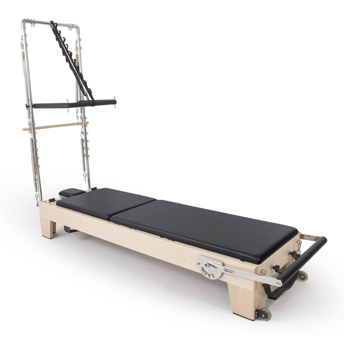 Elina Pilates Elite Reformer With Tower__Black