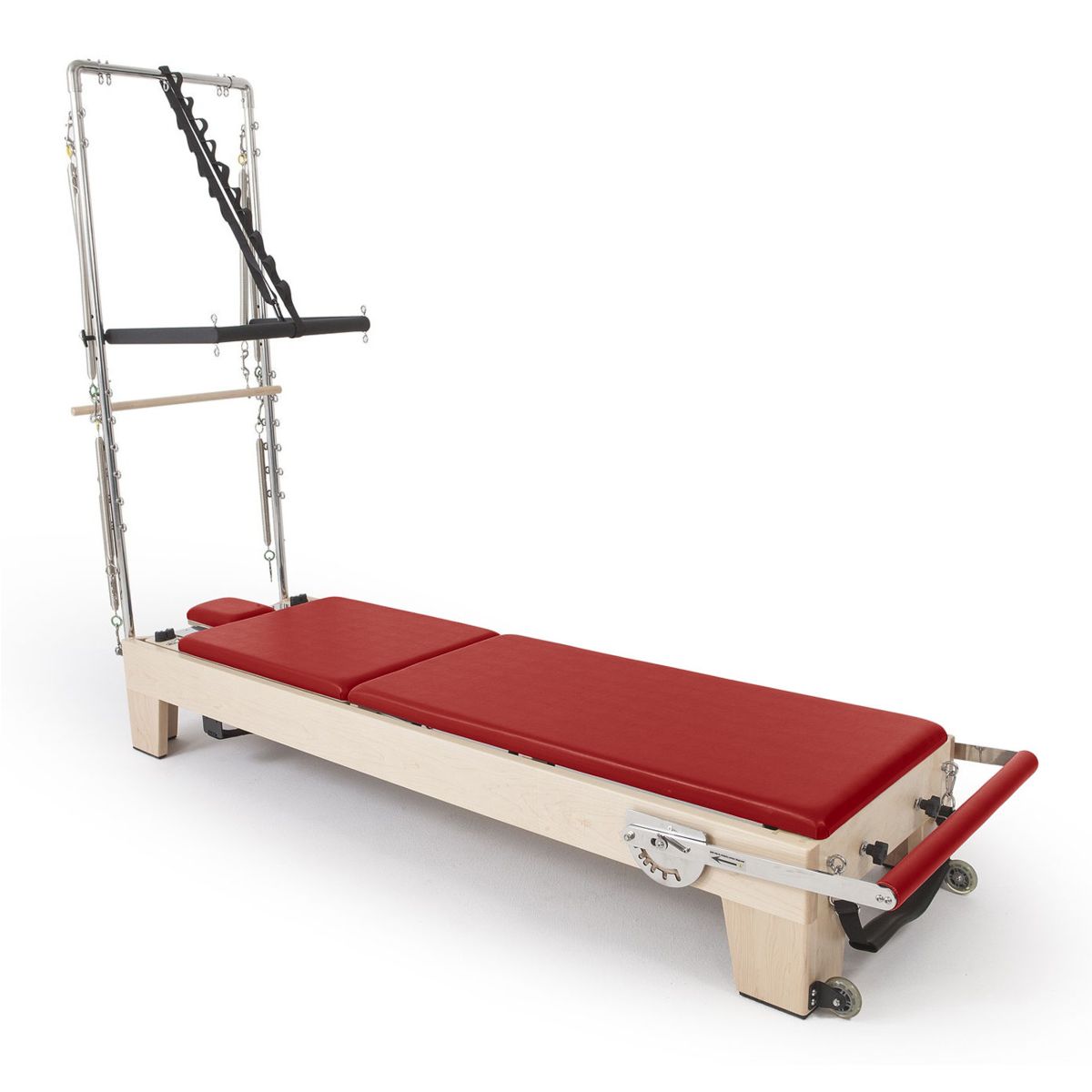 Elina Pilates Elite Reformer With Tower__Red