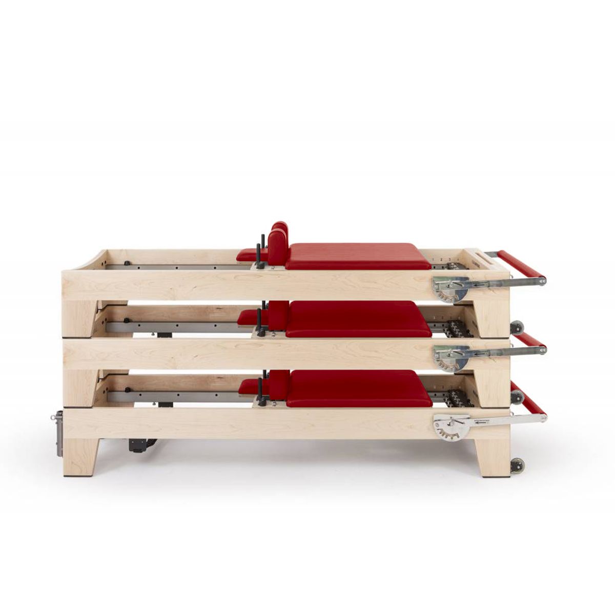 Elina Pilates Elite Reformer With Tower__Red