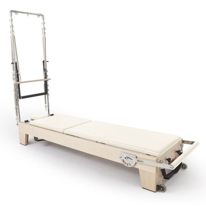 Elina Pilates Elite Reformer With Tower__Ivory