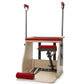 Elina Pilates Wooden Combo Chair__Red