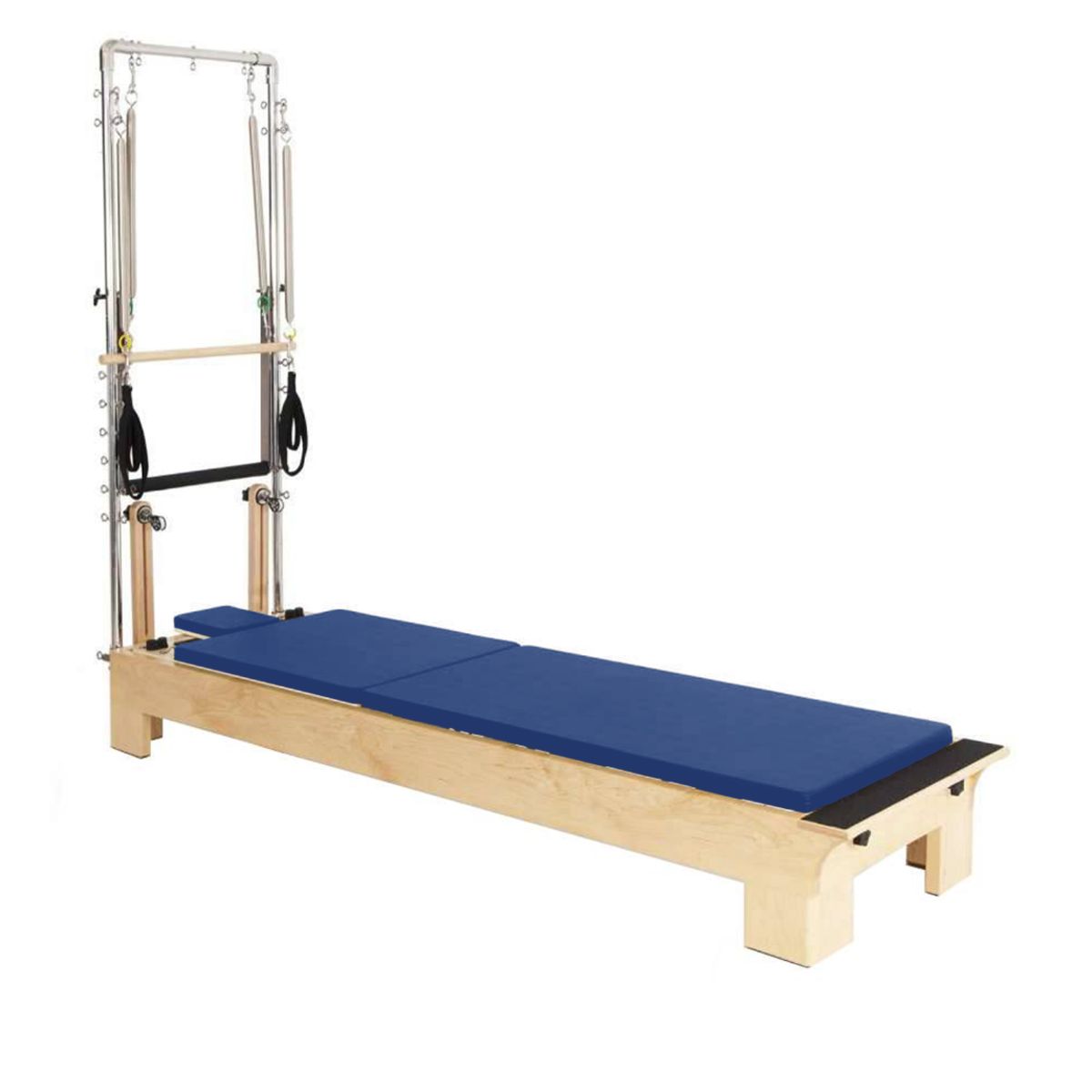 Elina Pilates Wooden Reformer With Tower__Blue