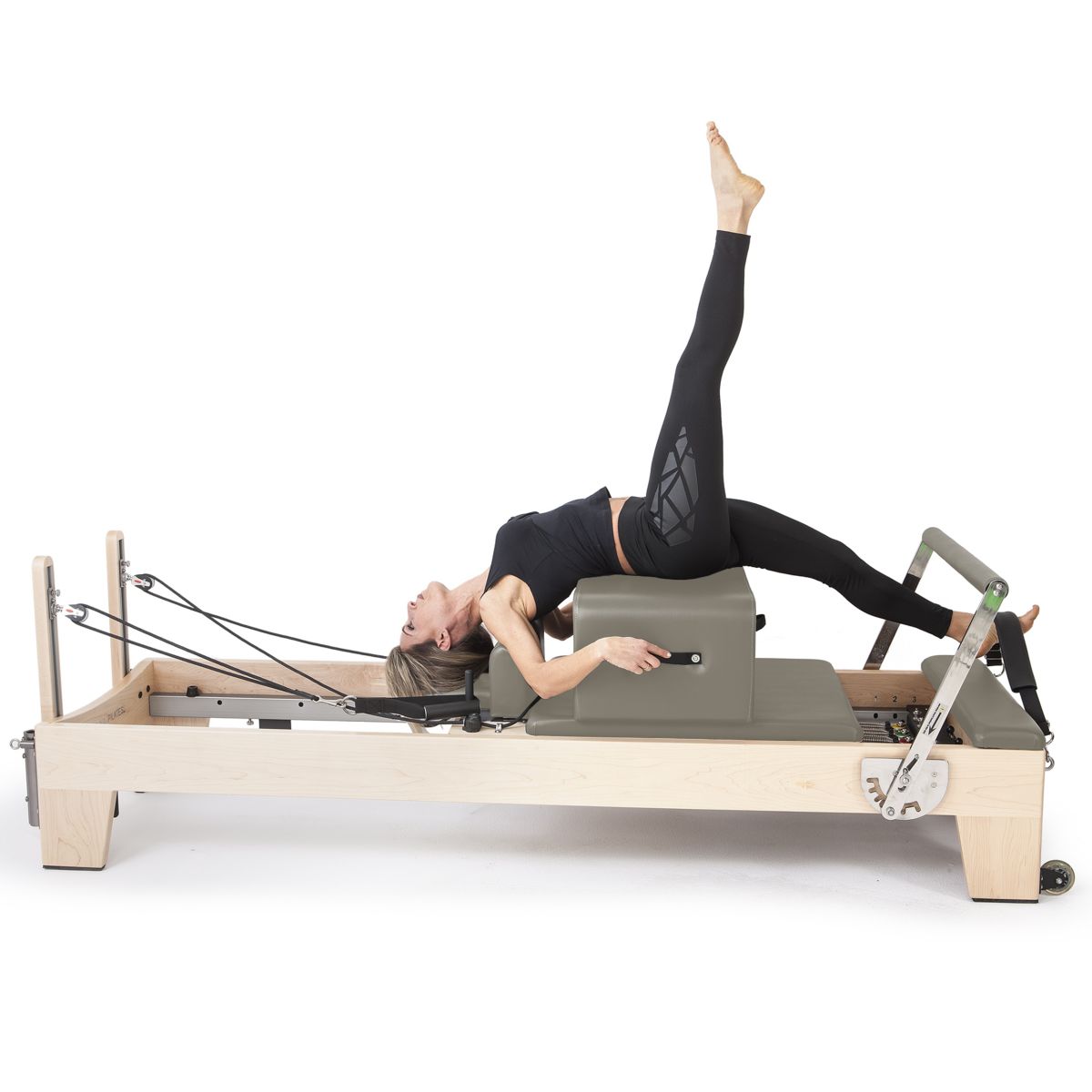 Elina Pilates Elite Reformer Bundle__Mocha