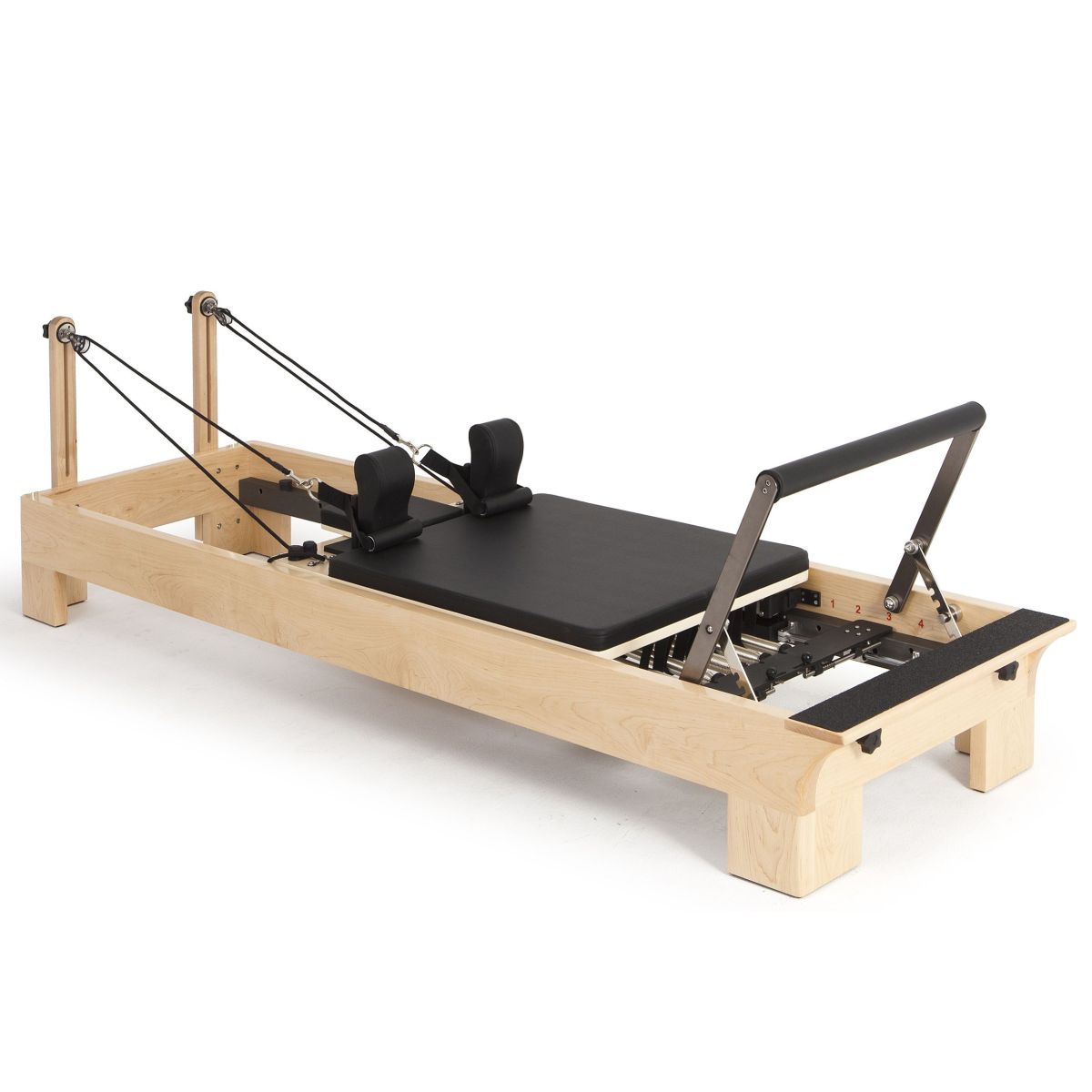 Elina Pilates Wooden Reformer__Black