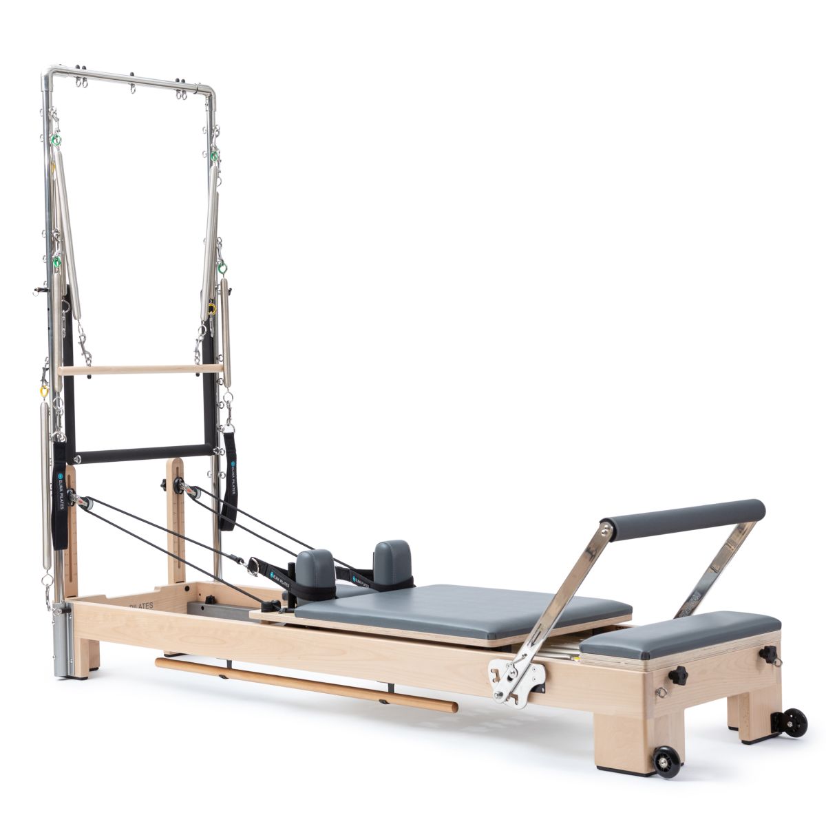 Elina Pilates Lignum Reformer™ With Tower__Grey