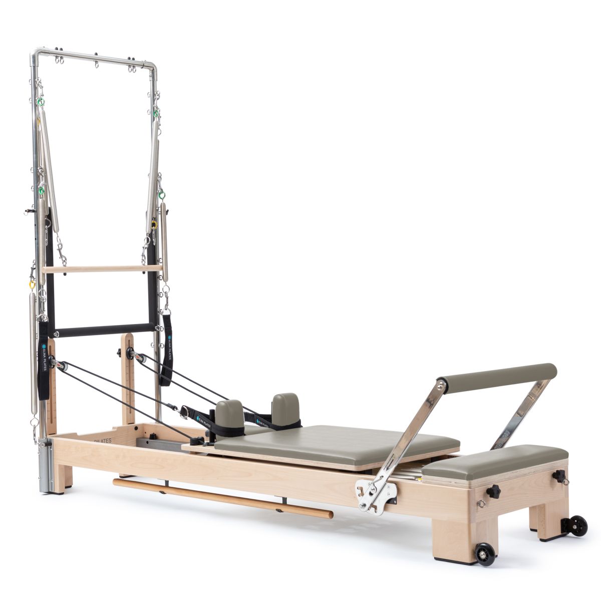 Elina Pilates Lignum Reformer™ With Tower__Mocha